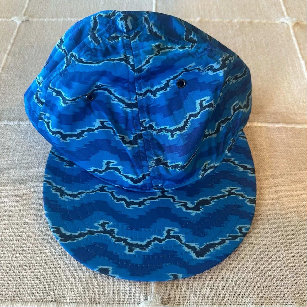 NWT Marc by Marc Jacobs | Blue Retro Style Printed Baseball Cap Hat $98